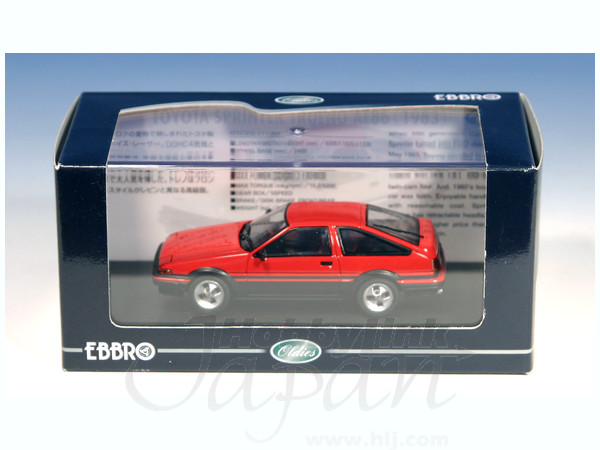1/43 トヨタ スプリンター トレノ AE86 1983 レッド | HLJ.co.jp