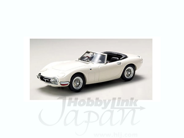 TOYOTA 2000GT ホワイト 1/43 スケール 1/43 トヨタ 2000GT オープン (ホワイト) | HLJ.co.jp