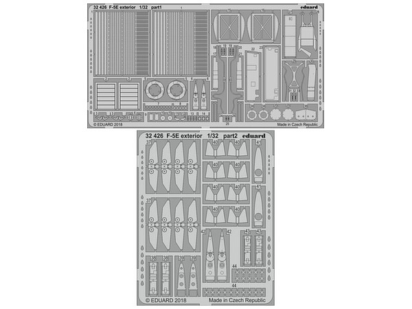 1/32 F-5E 外装 エッチングパーツ (キティホーク用) | HLJ.co.jp