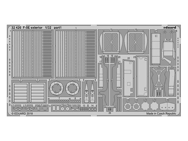 1/32 F-5E 外装 エッチングパーツ (キティホーク用) | HLJ.co.jp