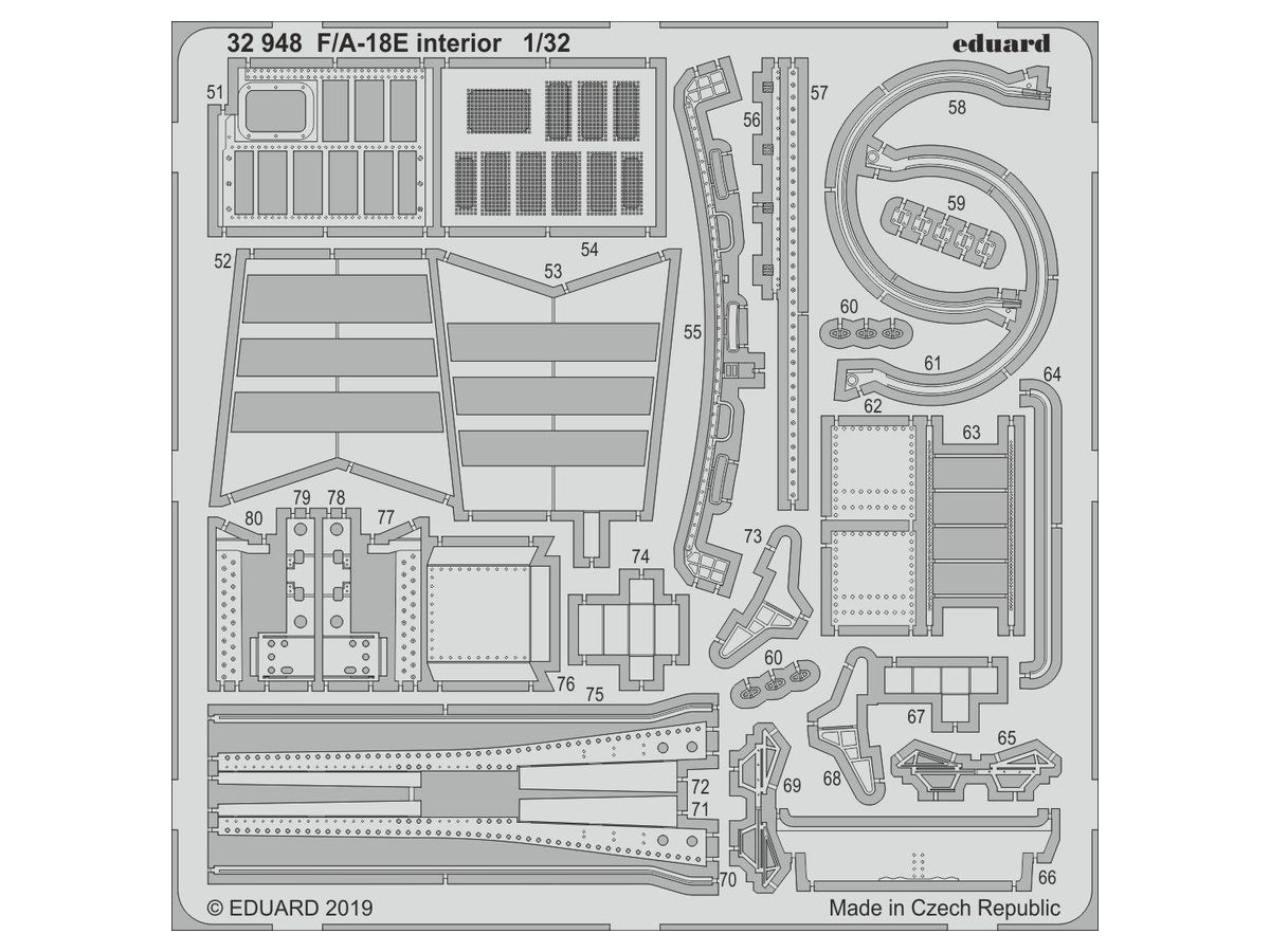 1/32 レベル用F/A-18E/F用エッチングセット(eduard製) 1/32 レベル用F/A-18E/F用エッチングセット(eduard製) - メルカリ