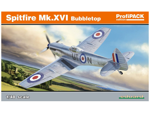 エデュアルド 1/48 スピットファイア Mk.XVI バブルトップ EDU8285 プラモデル w17b8b5 1/48 スピットファイア Mk.XVI バブルトップ プロフィパック | HLJ.co.jp
