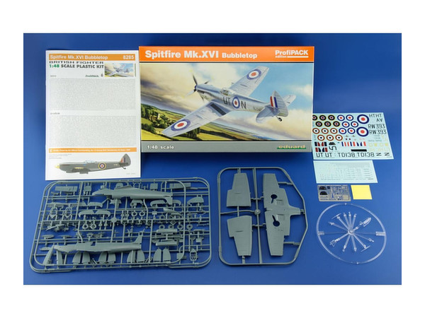 1/48 スピットファイア Mk.XVI バブルトップ プロフィパック