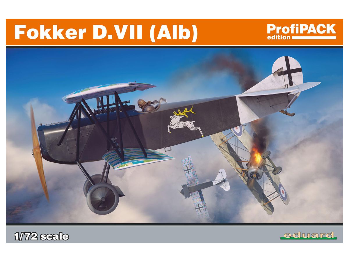エデュアルド 1/48 フォッカー D.Ⅶ ロイヤルクラス 限定3機コンボ