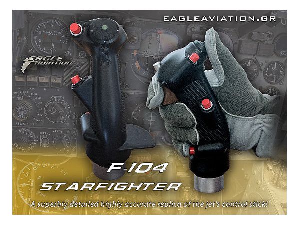 1/1 F-104 スターファイター 戦闘機 レプリカ操縦桿グリップ (レジン製