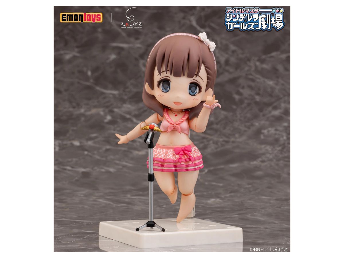 ディフォルメアクションフィギュア ふぁいどる Vol 2 佐久間まゆ 水着ver アイドルマスター シンデレラガールズ劇場 By エモントイズ ホビーリンク ジャパン