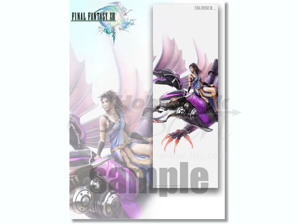 FINAL FANTASY XIII ミニクリアポスターセット　vol1.2 ファイナルファンタジーXIII-2 クリアポスターミニ 8個セット