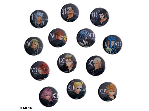 キングダムハーツ カンバッジコレクション (XIII機関) 1Box 13pcs