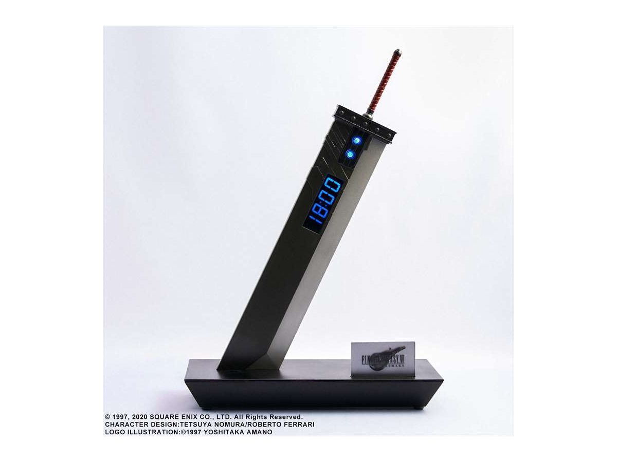 ファイナルファンタジーVII リメイク デジタルクロック バスターソード