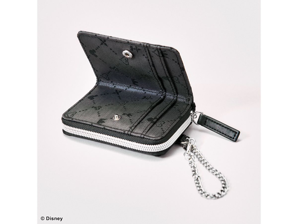 キングダムハーツ カードケース ジミーチュウ JIMMY CHOO ノビア コインケース 小銭入れ カードケース スタースタッズ レザー  キーリング付き 黒 ブラック /KH メンズ 208-902401040018 | ベクトルパーク