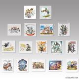 オクトパストラベラーシリーズ ミニバインダー付きアートシート16枚