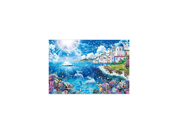 ラッセン 光るパズル ミコノス ワールド トラベル 500ピース 38cm X 53cm By エポック ホビーリンク ジャパン ラッセン 光るパズル ミコノス ワールド トラベル 500ピース 38cm X 53cm By エポック ホビーリンク ジャパン
