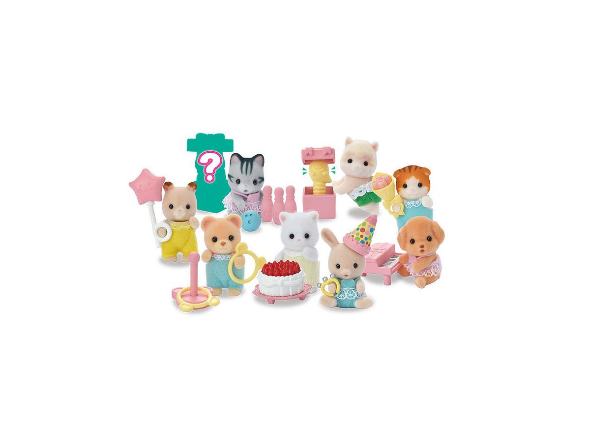 シルバニアファミリー 赤ちゃんコレクション 赤ちゃんパーティーシリーズ 1 Box 12pcs By エポック ホビーリンク ジャパン シルバニアファミリー 赤ちゃんコレクション 赤ちゃんパーティーシリーズ 1 Box 12pcs By エポック ホビーリンク ジャパン