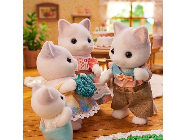 シルバニアファミリーお雛様　ラテネコお父さんとラテネコお母さん ラテネコファミリー | シルバニアファミリー