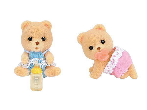 シルバニアファミリー - シルバニアファミリー　クマのふたごちゃん Amazon | シルバニアファミリー 人形 【 クマのふたごちゃん
