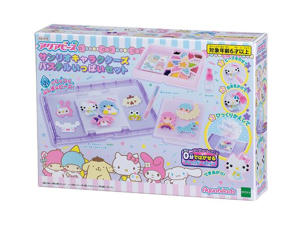 アクアビーズ サンリオキャラクターズ パステルいっぱいセット By エポック ホビーリンク ジャパン アクアビーズ サンリオキャラクターズ パステルいっぱいセット By エポック ホビーリンク ジャパン