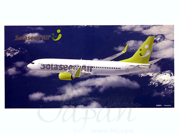 【新品】ソラシドエア 737-400 1/100 JA734H EverRise EverRise 737-400 ソラシドエア JA734H 1/100 ※プラ製 [27893C]
