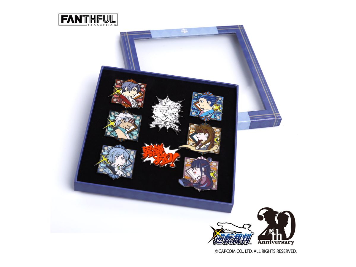 逆転裁判 ピンバッジ 12個セット 92133-29-