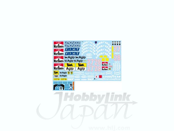 1/8 フェラーリ643 リペイントデカール (ロッソ用) | HLJ.co.jp