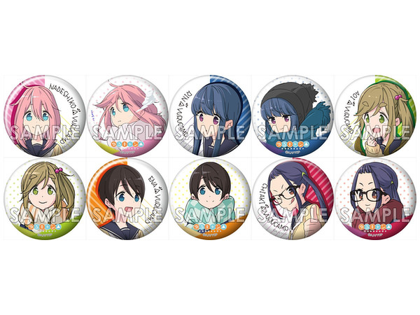 ゆるキャン 缶バッジコレクション 1Box 10pcs | HLJ.co.jp