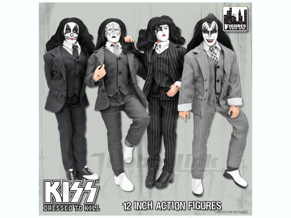 KISS レトロ 12インチフィギュア/ シリーズ5 地獄への接吻 4種セット