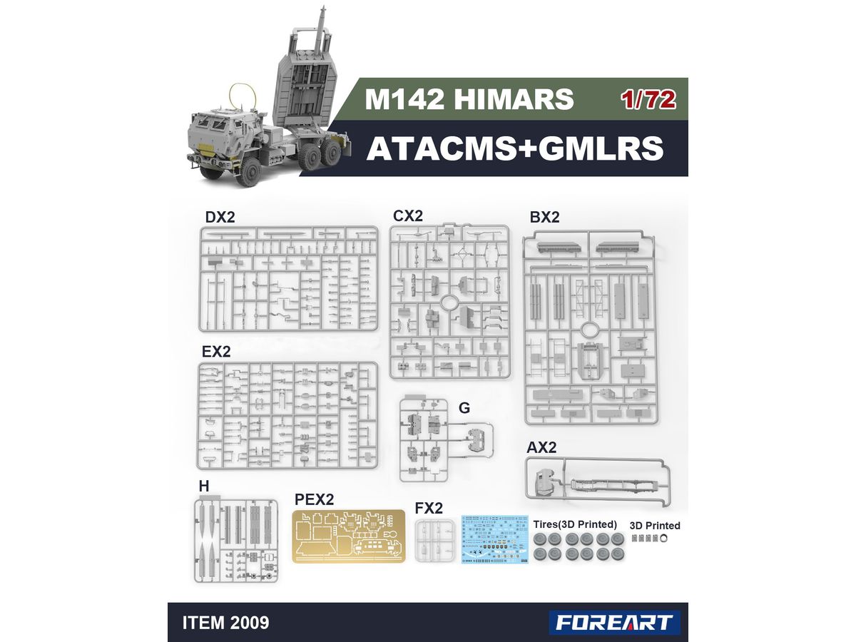 入手困難）　米軍放出品　基地内流通　アロハ　S◆MLRS 装甲車 M142 HIMARS 高機動ロケット砲システム (プラモデル) - ホビー