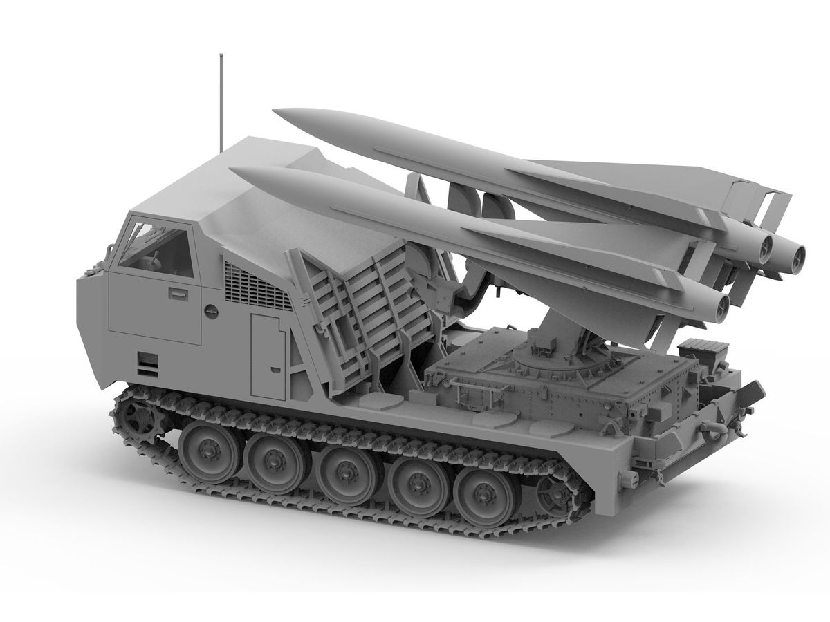 U.S. ARMY ミリタリージープ ミサイル付き(箱付き、日本製:ALPS社) 1/35 M727 MIM-23 ホークミサイル自走型発射機 | HLJ.co.jp