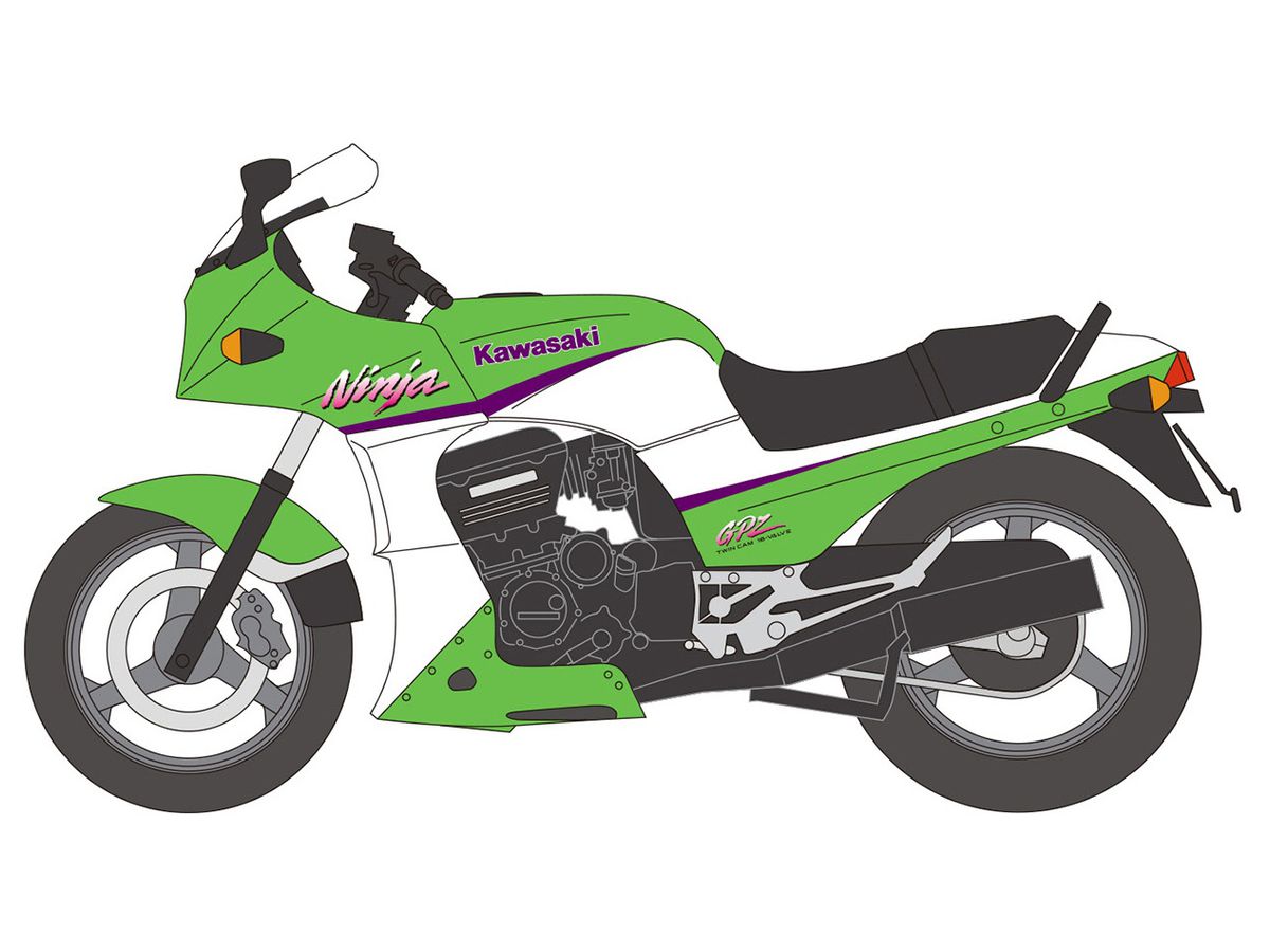 1/24 ヴィンテージバイクキット9 KAWASAKI GPZ 900R 1Box 10pcs | HLJ