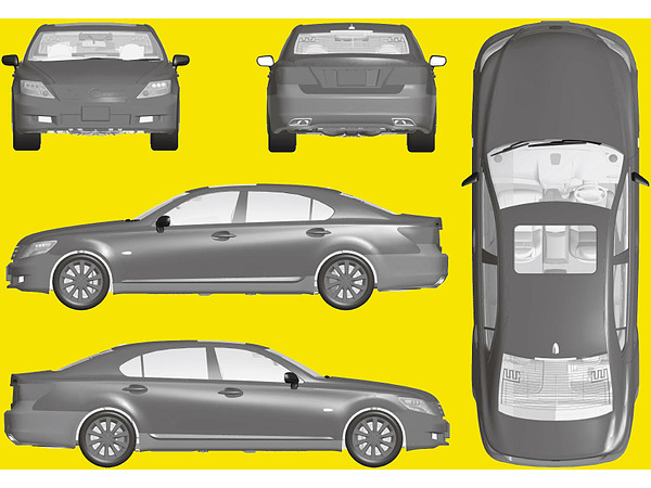 レクサス1/24 LS600hL fujimi model 1/24 Lexus LS600hL with etching | eBay
