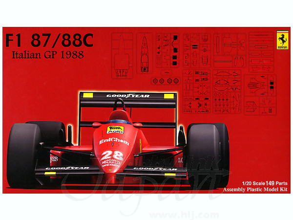 F1-87/88C 1/24 プラスチックモデルキット GUNZE 1/24 scale