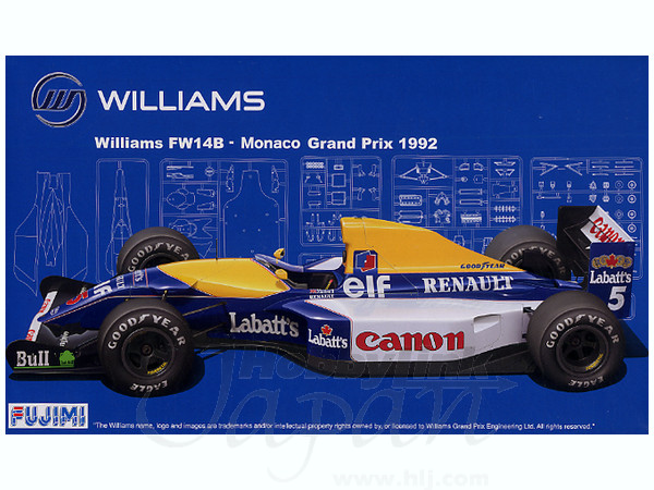 1/20 ウイリアムズ FW14B モナコGP 1992 | HLJ.co.jp