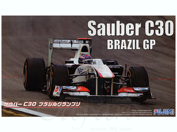 フジミ 1/20 Sauber C30 BRAZIL GP 1/20 ザウバー C30 ブラジルGP w/ドライバーフィギュア | HLJ.co.jp