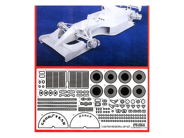 1/20 フジミ ウィリアムズ・ルノー FW 14B制作記(1