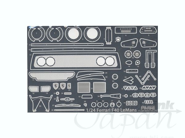 1 24 Ferrari F40 Competizione W Photo Etched Parts By