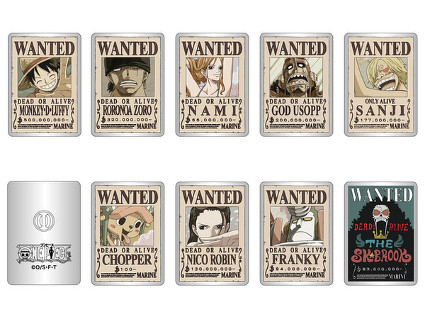 ワンピース ピンズコレクション 手配書ver 1box 9pcs ワンピース ピンズコレクション 手配書ver 1box 9pcs