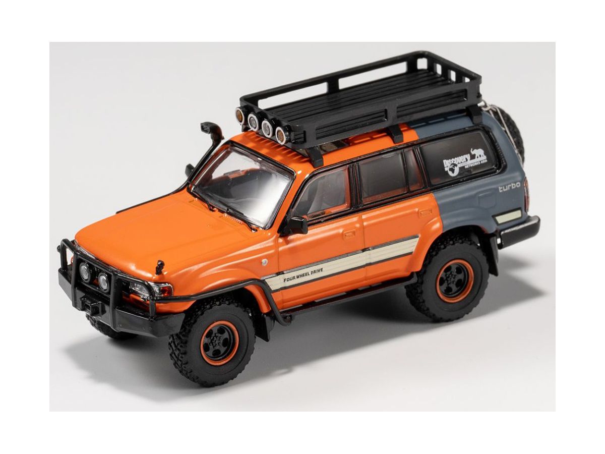 1/64 トヨタランドクルーザー LC80 Off-road バージョン LHD オレンジ
