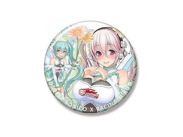 初音ミク レーシングVer.2017 ビック缶バッジ そに子コラボキー