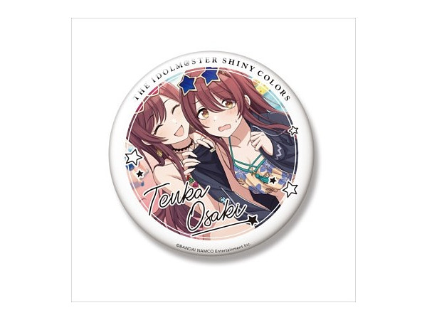 シャニマス 大崎甜花 缶バッジ シャニマス 大崎甜花 アイマスエキスポ EXPO 公式グリッター缶