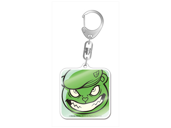 ハピツリ　フリッピー　アクリルキーホルダー ハッピーツリーフレンズ スクエアアクリルキーホルダー フリッピー