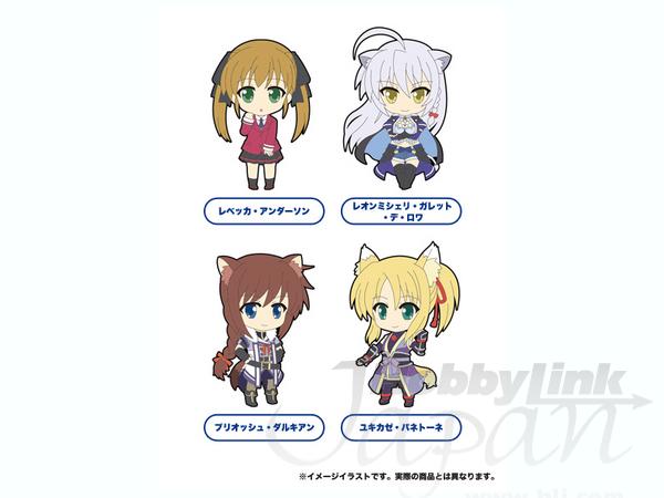 ストラップ(キャラクター)　全10種セット 「DOG DAYS」 ねんどろいどぷらす トレーディングラバーストラップ ねんどろいどぷらす トレーディング ラバーストラップ DOG DAYS