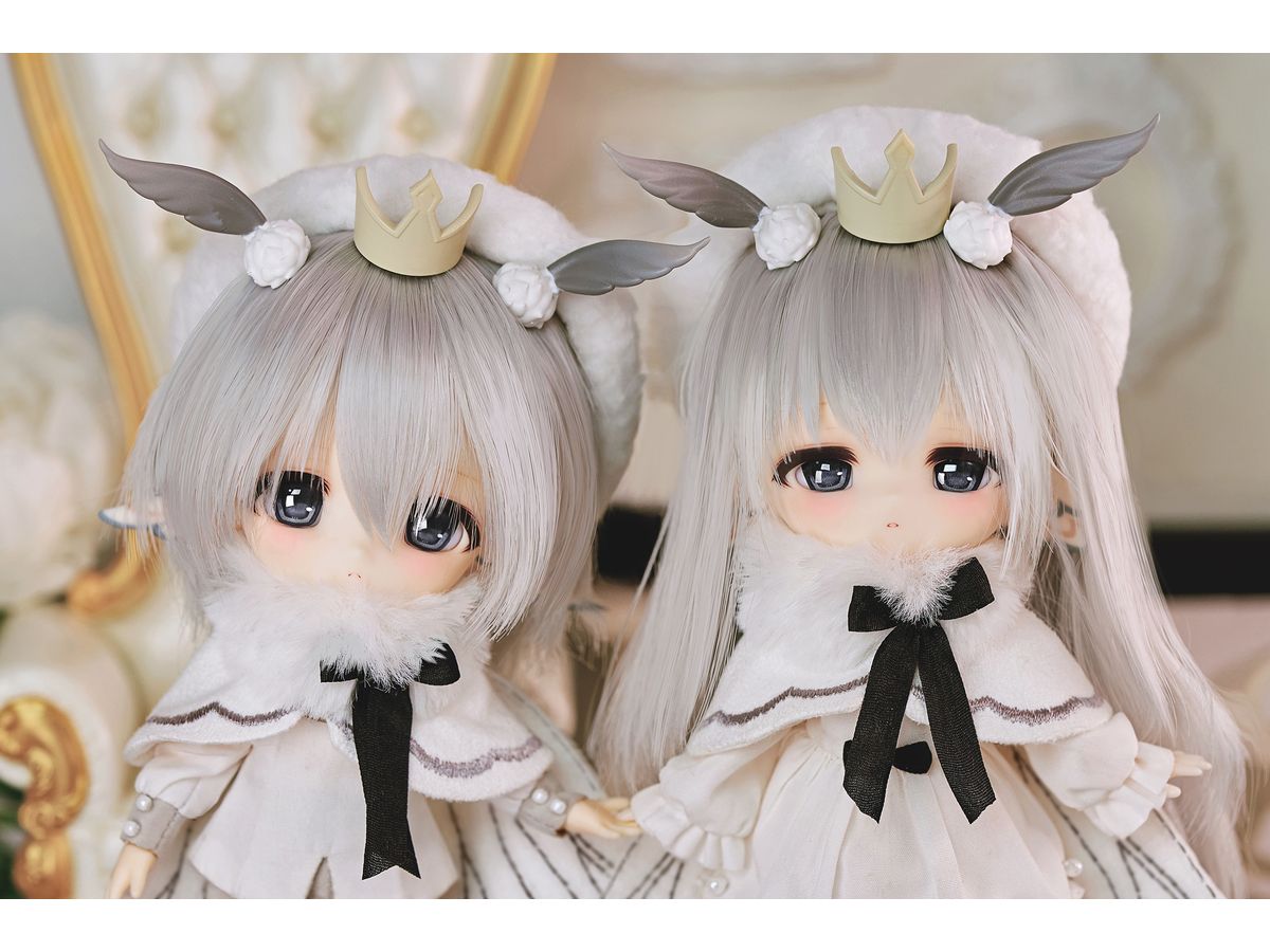 カスタム ドール ヘッド『hakurouhead(nagi)』5inch 丸く ＊