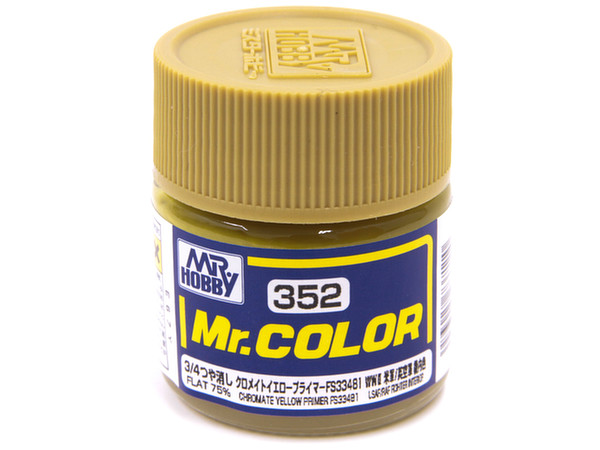 Mr.カラー C352 (3/4つや消し) クロメイトイエロープライマー FS33481 | HLJ.co.jp