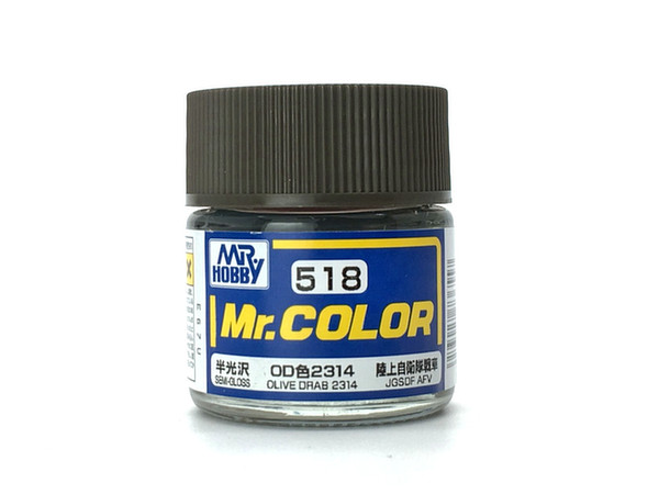 Mr.カラー C518 (半光沢) OD色2314 陸上自衛隊戦車色 | HLJ.co.jp