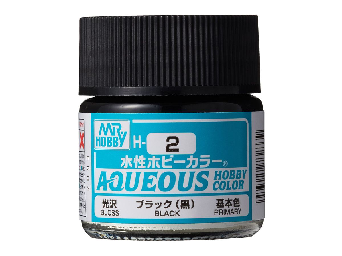 H2 水性ホビーカラー ブラック(黒) | HLJ.co.jp
