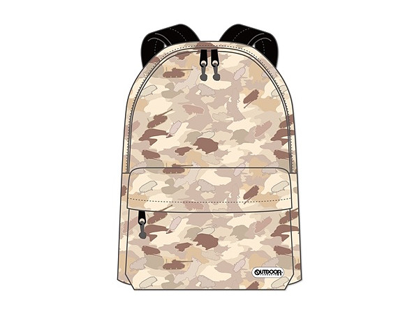 OUTDOOR PRODUCTS リラックマ コラボ リュック 迷彩 カモフラ ガルパン 