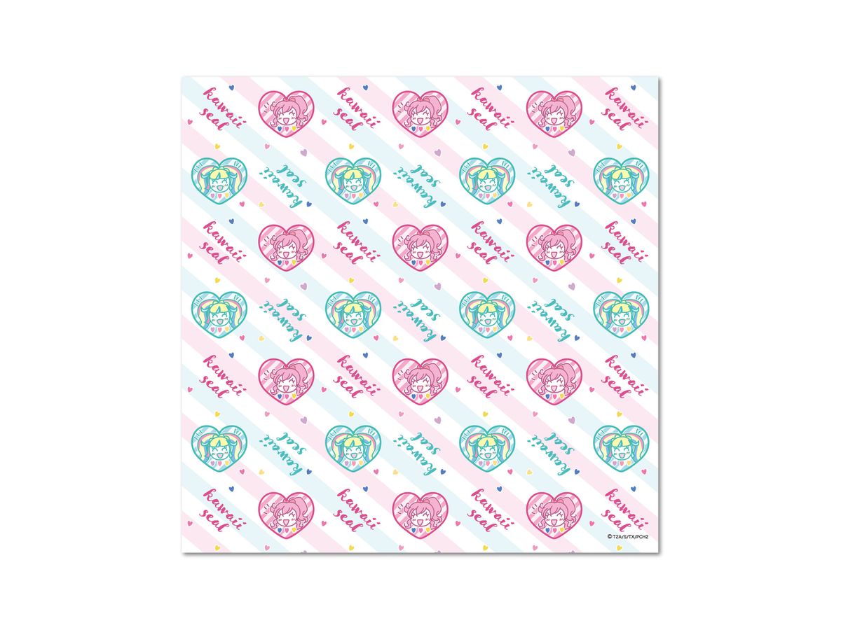 キラッとプリチャン キラッネタ かわいいシールハンドタオル みらい だいあ By グルーヴガレージ ホビーリンク ジャパン