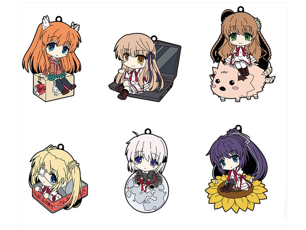 引退品 rewrite ラバーストラップ セット Rewrite きゃらいど ラバーストラップ 1Box 6pcs | HLJ.co.jp