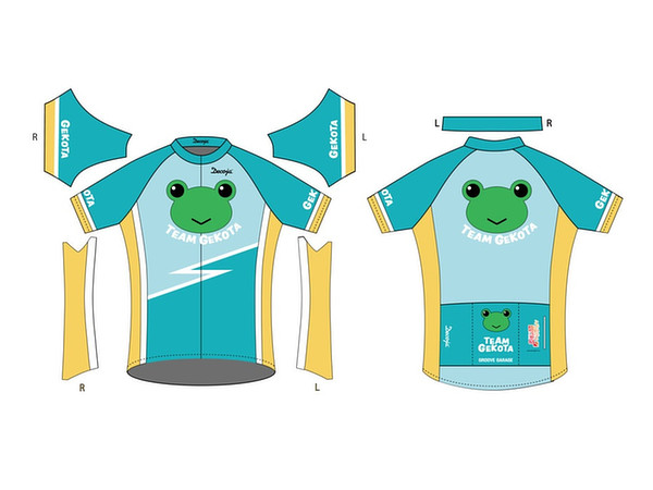 GEKOTA COLLECTION) TEAM GEKOTAサイクルジャージ 佐天涙子カラー M