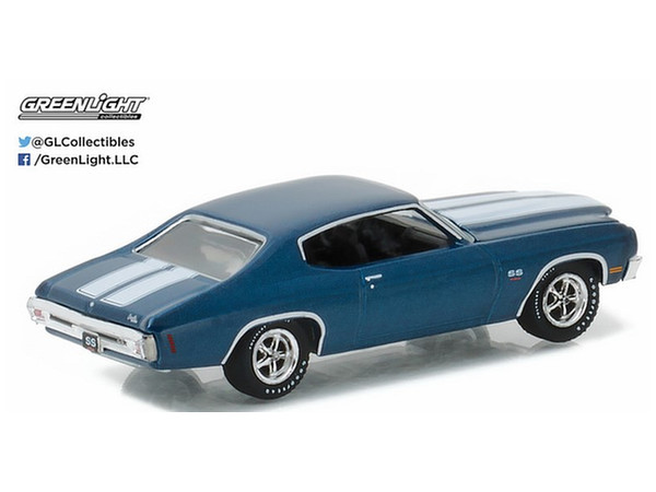 1/64 1970 シボレー・シェベル SS 454 ファゾム ブルー w/ホワイト