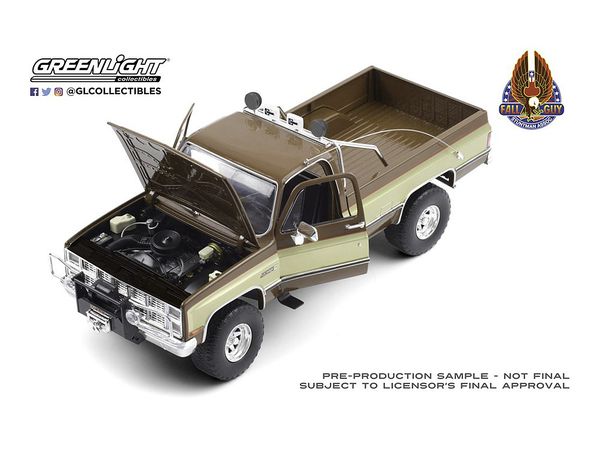 1/18 GreenLight Fall Guy Stuntman Association 1982 GMC K-2500